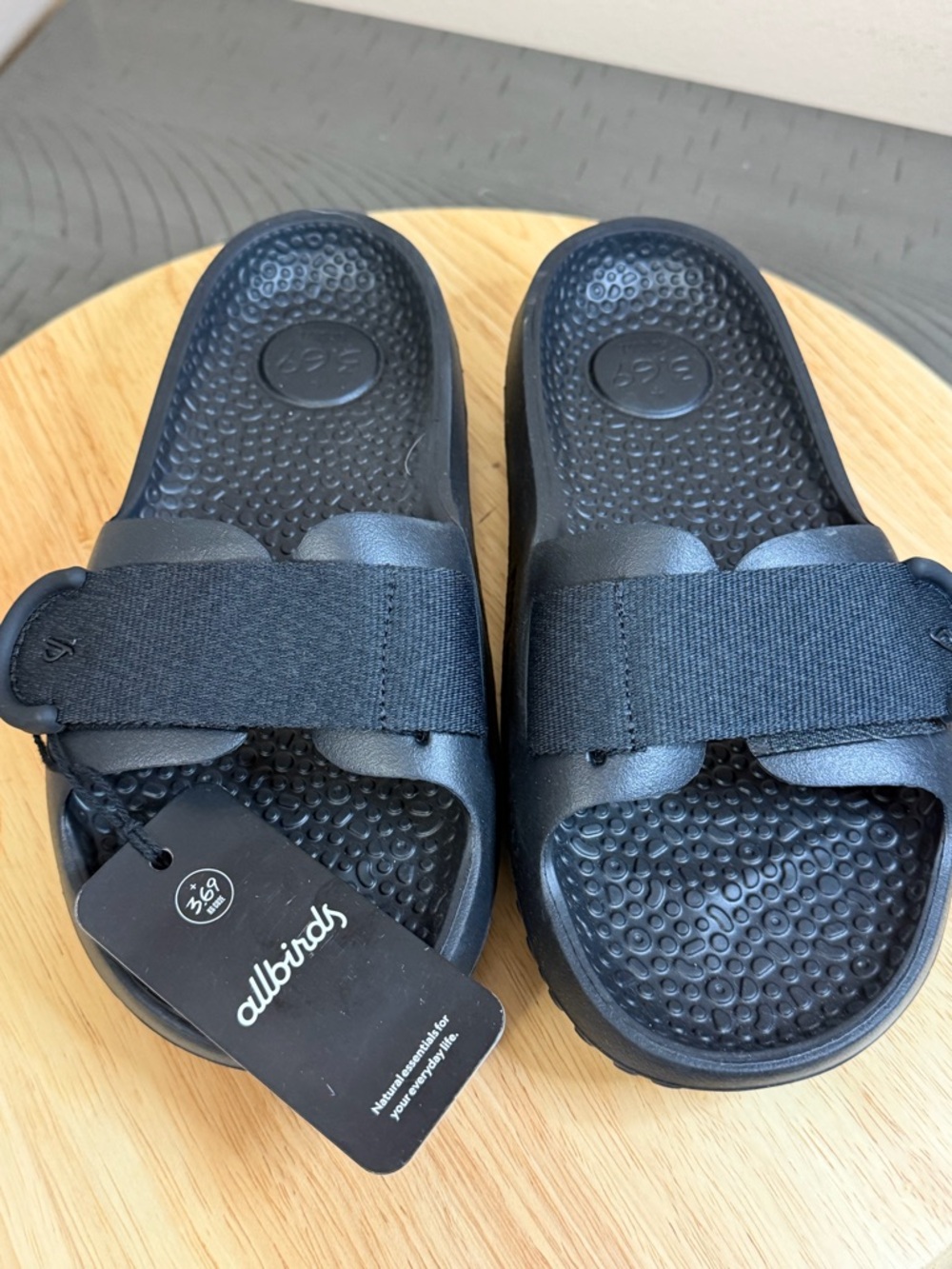 Allbirds Black Slide Sandals